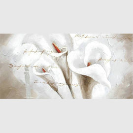 Αφηρημένο μεγάλο Floral αρθ. 24in X 48in τοίχων καμβά για την εσωτερική εγχώρια διακόσμηση