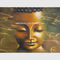 Ταϊλανδική ελαιογραφία, σύγχρονη ελαιογραφία αγαλμάτων του Βούδα, χειροποίητες αφηρημένες ελαιογραφίες Ασιάτης καμβά