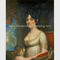 Κλασική τέχνη πορτρέτου αναπαραγωγής ελαιογραφίας ευγενών γυναικών ζωγραφισμένη στο χέρι στον καμβά