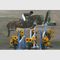Ελαιογραφία αγώνων αλόγων πορτρέτων πετρελαίου συνήθειας φωτογραφιών χειροποίητη στον καμβά
