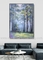 Αφηρημένη ελαιογραφία σύγχρονης τέχνης τοπίων για τη ζωγραφική δασικών δέντρων καθιστικών