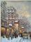Πλαισιωμένη ελαιογραφία του Παρισιού, παχύ πετρέλαιο έργων ζωγραφικής τοπίων ιμπρεσσιονιστών στον καμβά