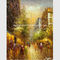 Χειροποίητο μαχαίρι παλετών οδών του Παρισιού ελαιογραφίας του Παρισιού Impressionism στον καμβά