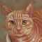 Η ελαιογραφία πορτρέτου γατών ζωγραφισμένη στο χέρι με τη σύσταση μετατρέπει τη φωτογραφία σας σε ζωγραφική