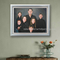 Ρεαλιστικός καμβάς 5cm πορτρέτου πετρελαίου συνήθειας οικογενειακών ανθρώπων για τη διακόσμηση σπιτιών