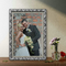 Οι άνθρωποι συνήθειας ντύνουν τα έργα ζωγραφικής γαμήλιου πορτρέτου για το GIF διακοπών