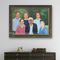 Πορτρέτα ελαιογραφίας οικογενειακής συνήθειας για τη διακόσμηση γραφείου πλάγιας όψης